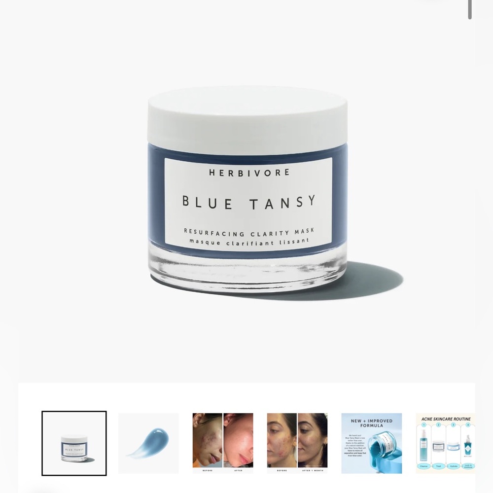 BLUE TANSY Invisible Pores Resurfacing Clarity Mask